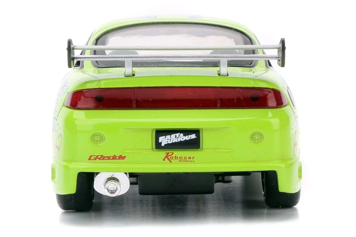 JADA TOYS FAST AND FURIOUS 1995 MITSUBISHI ECLIPSE GREEN 376C2