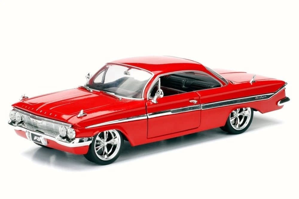 JADA TOYS FAST AND FURIOUS CHEVROLET IMPALA GLOSSY RED 19616