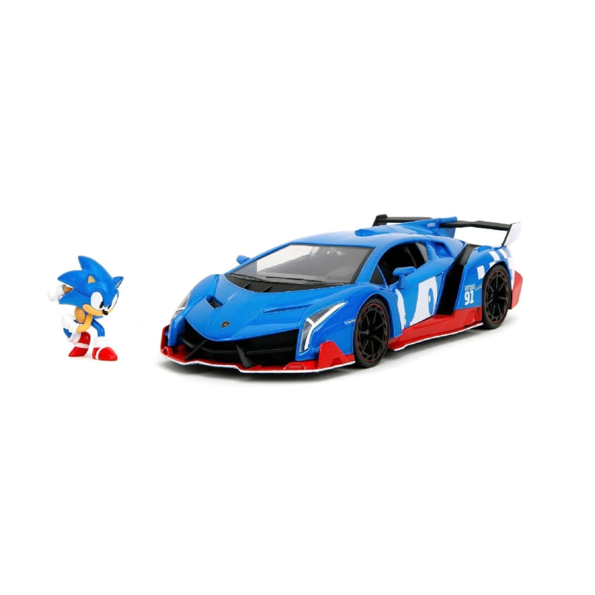 2.75+1:24 | Hollywood Rides | Sonic the Hedgehog with Lamborghini Veneno1