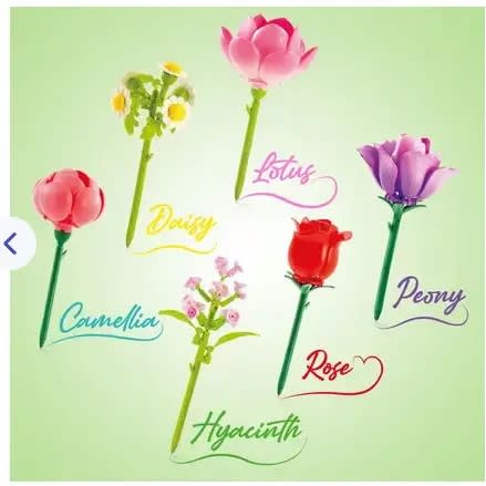 CANAL TOYS - FLOWER BRICK PEN - 1 PACK  (Lapicero Flor De Bloques Paquete Individual)3