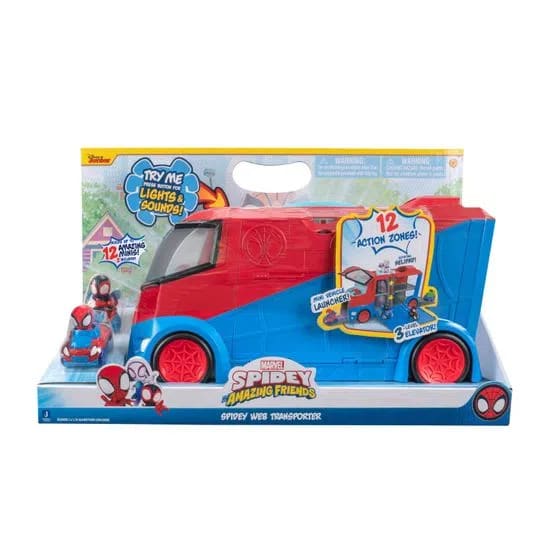 SPIDEY Y SUS AMIGOS SPIDEY WEB TRANSPORTER 1