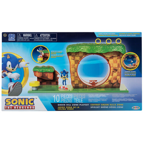 SONIC PLAYSET ZONA DE LA COLINA VERDE 1
