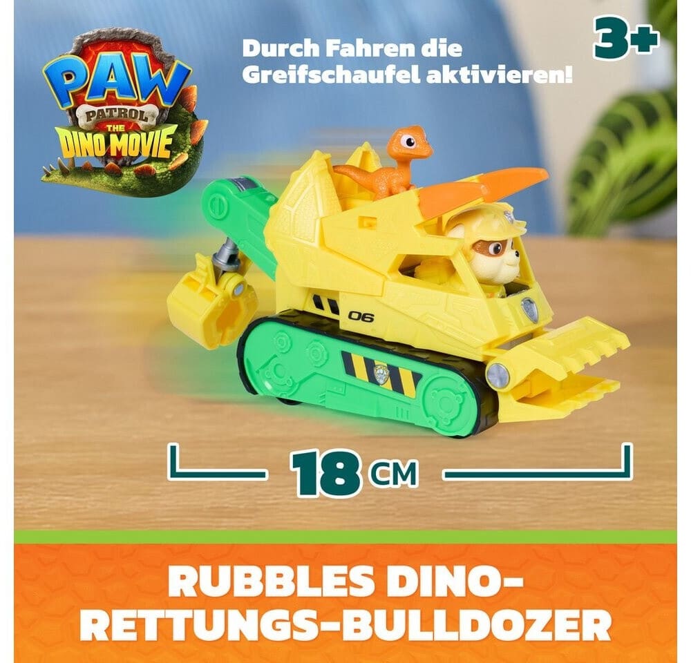 PAW PATROL - DINO PELICULA VEHICULO RUBBLE2