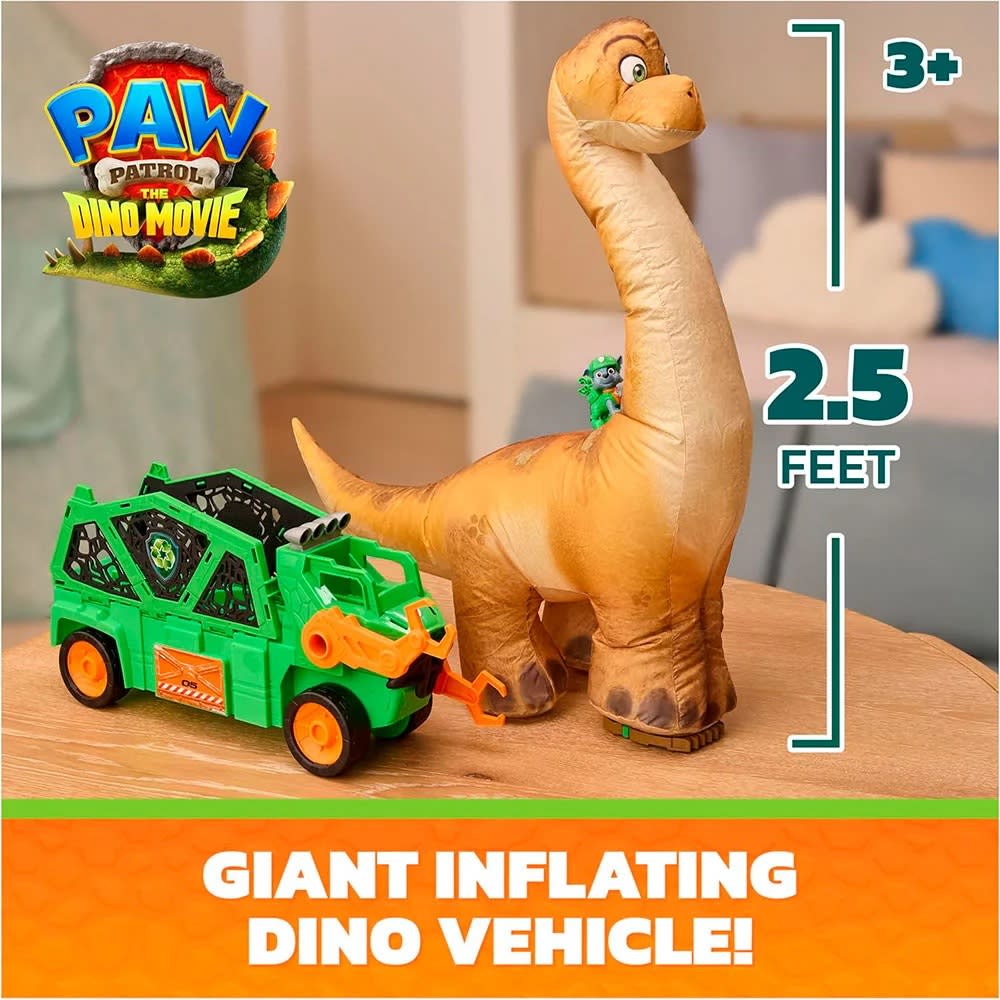 PAW PATROL - DINO PELICULA MEGASAURUS DINI VEHICULO1
