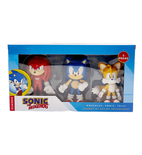 SET 3 FIGURAS SONIC - 2 MODELOS ASSORTED2