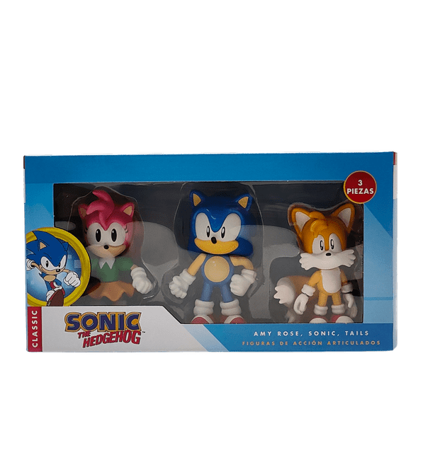 SET 3 FIGURAS SONIC - 2 MODELOS ASSORTED 0
