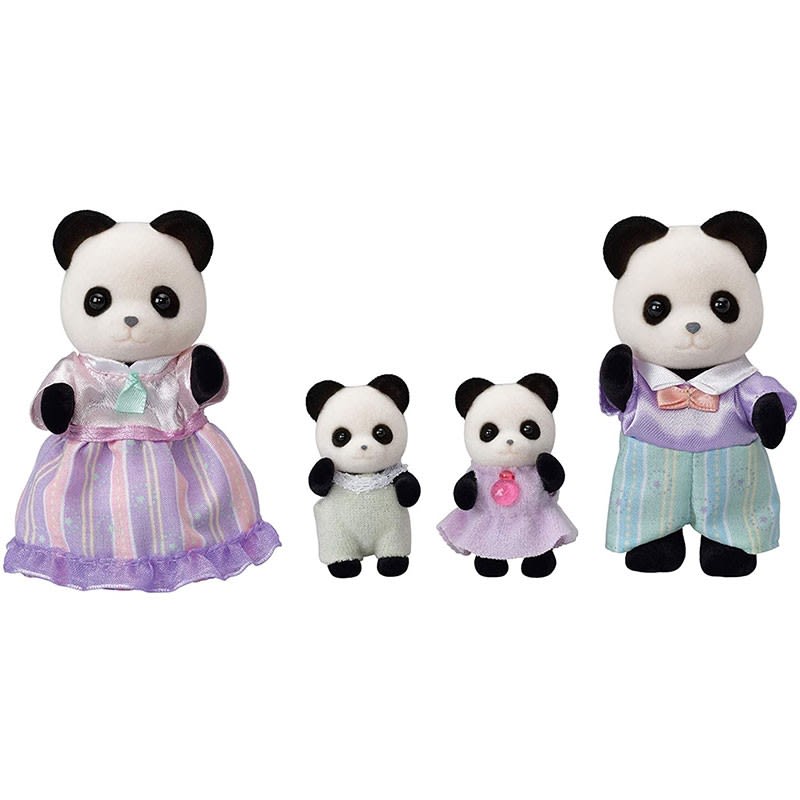 SYLVANIAN FAMILIES POOKIE PANDA FAMILY2