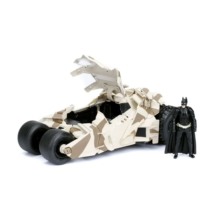 2.75+1:24 | Batmobile | 2008 The Dark Knight Batmobile W/Batman Figure2