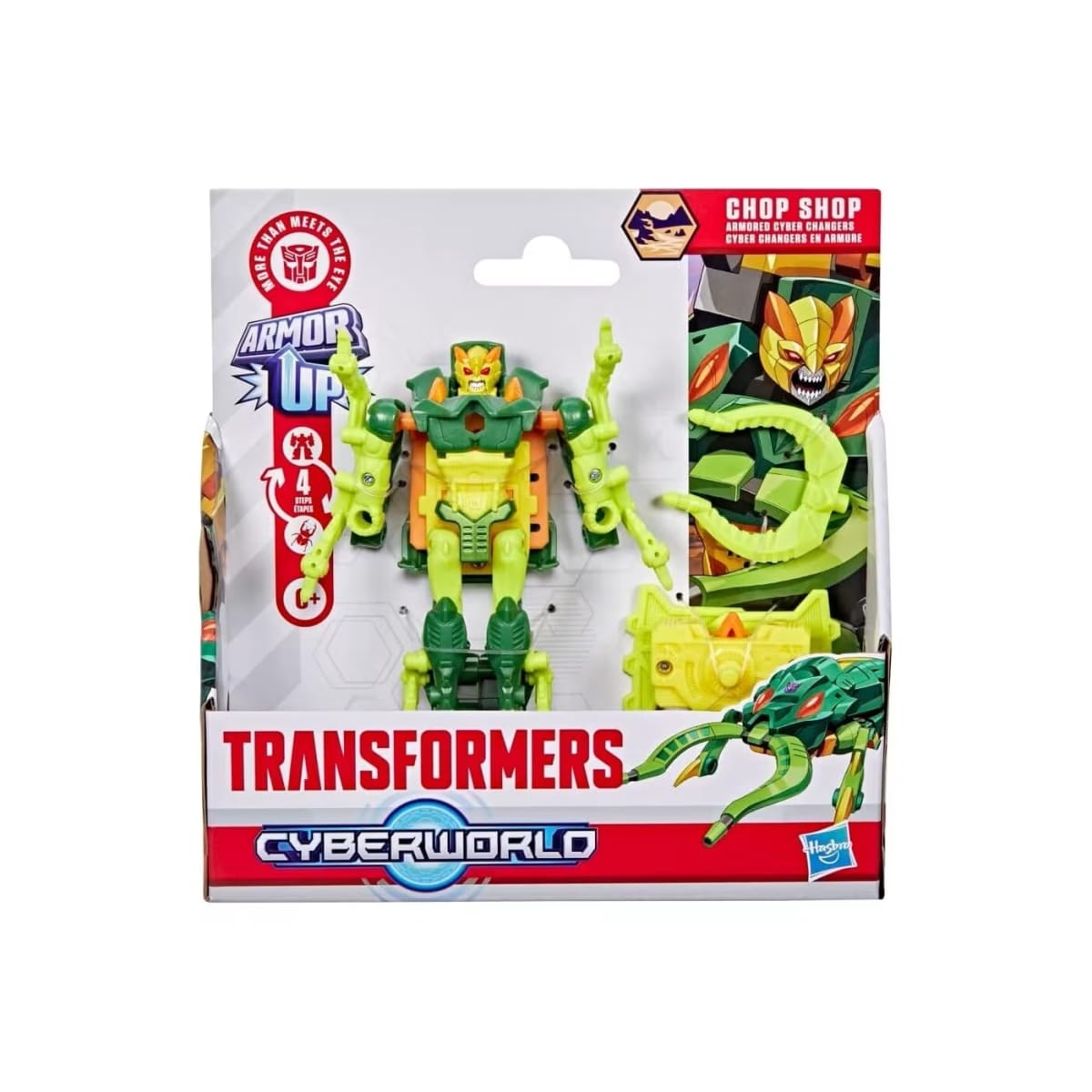 TRANSFORMERS  CYBERWORLD ARMORED CYBER CHANGERS AS3