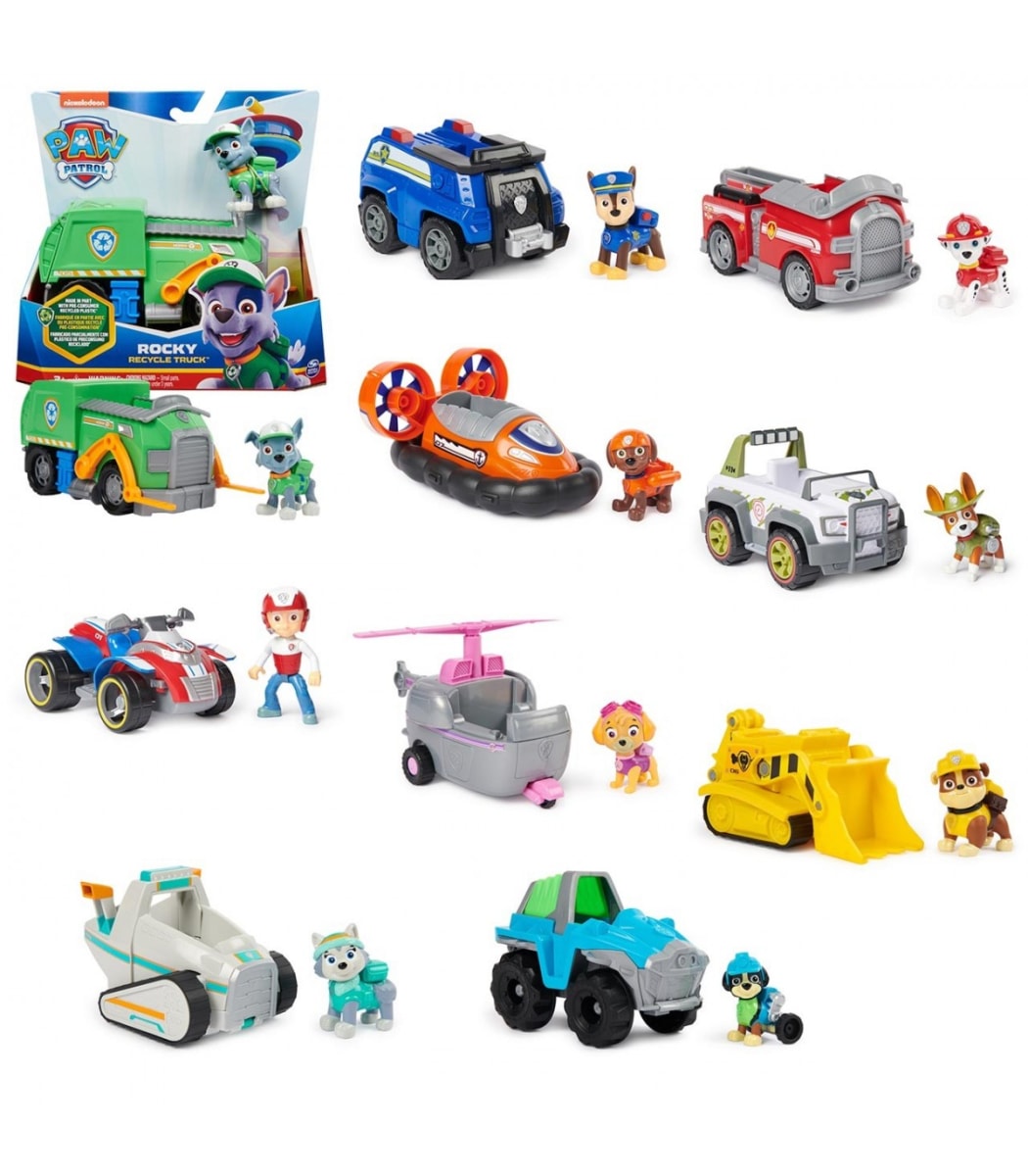 PAW PATROL VEHICULOS SOSTENIBLE SURTIDO | Juguetería Little Toys Chile