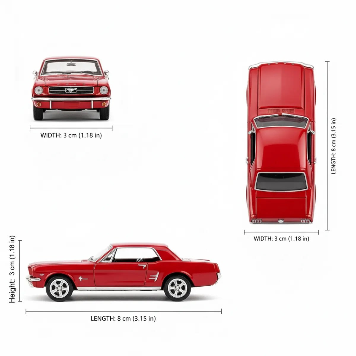 WELLY - AUTO FORD MUSTANG COUPE 19642