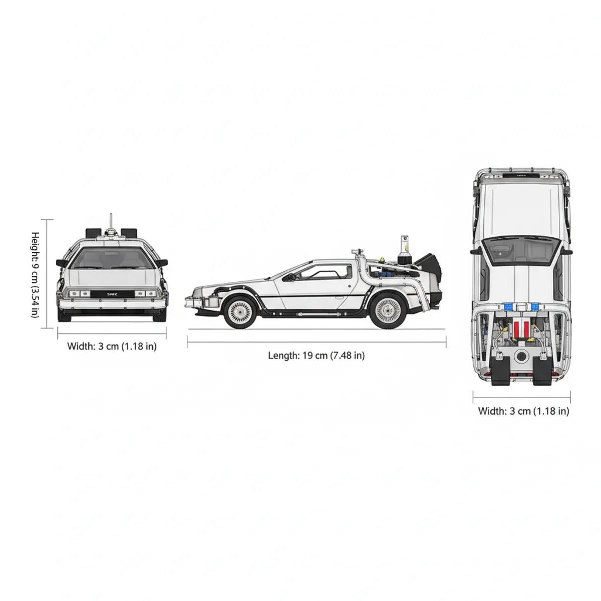 WELLY - BACK TO THE FUTURE II DELOREAN2