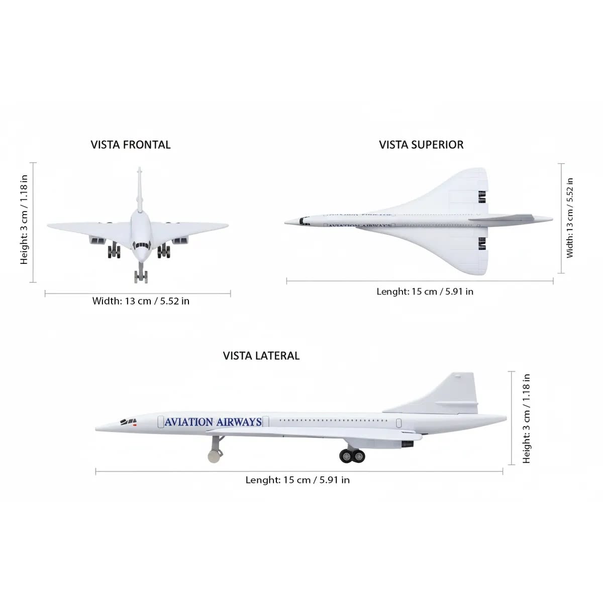 WELLY - AVION CONCORDE2