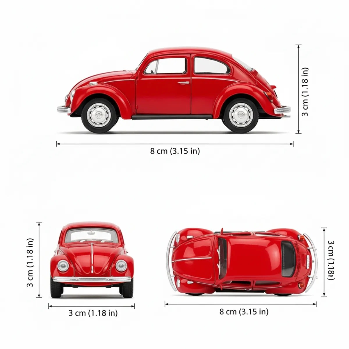 WELLY - AUTO VOLKSWAGEN BEETLE2