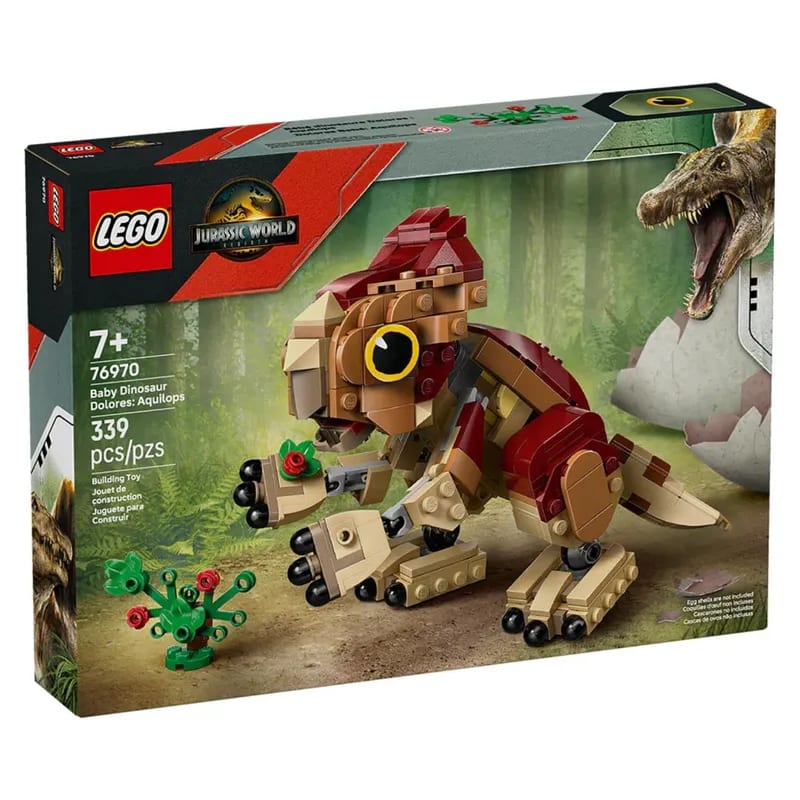 LEGO JURASSIC WORLD DOLORES BEBÉ AQUILOPS 1