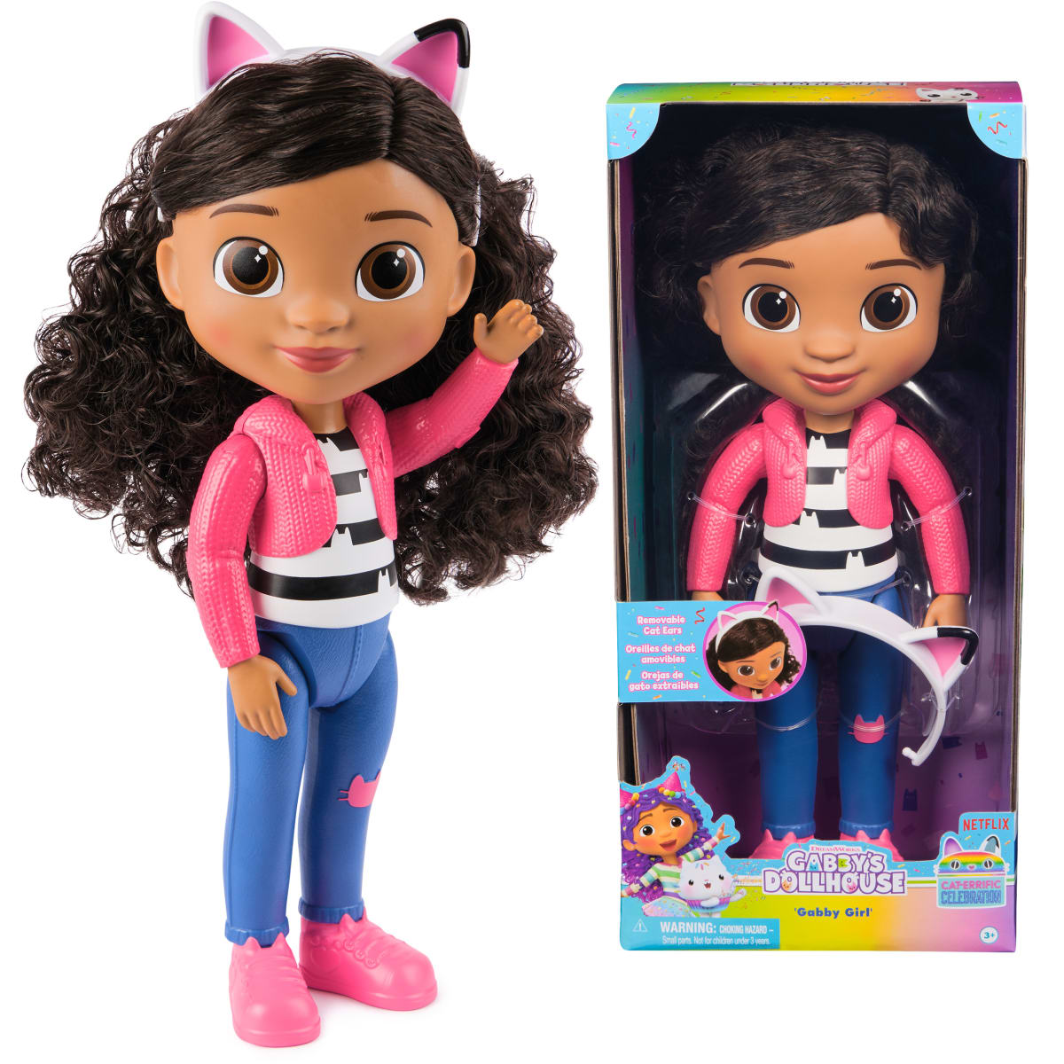 GABBY´S DOLLHOUSE MUÑECA 33CM CON CINTILLO GATO 0