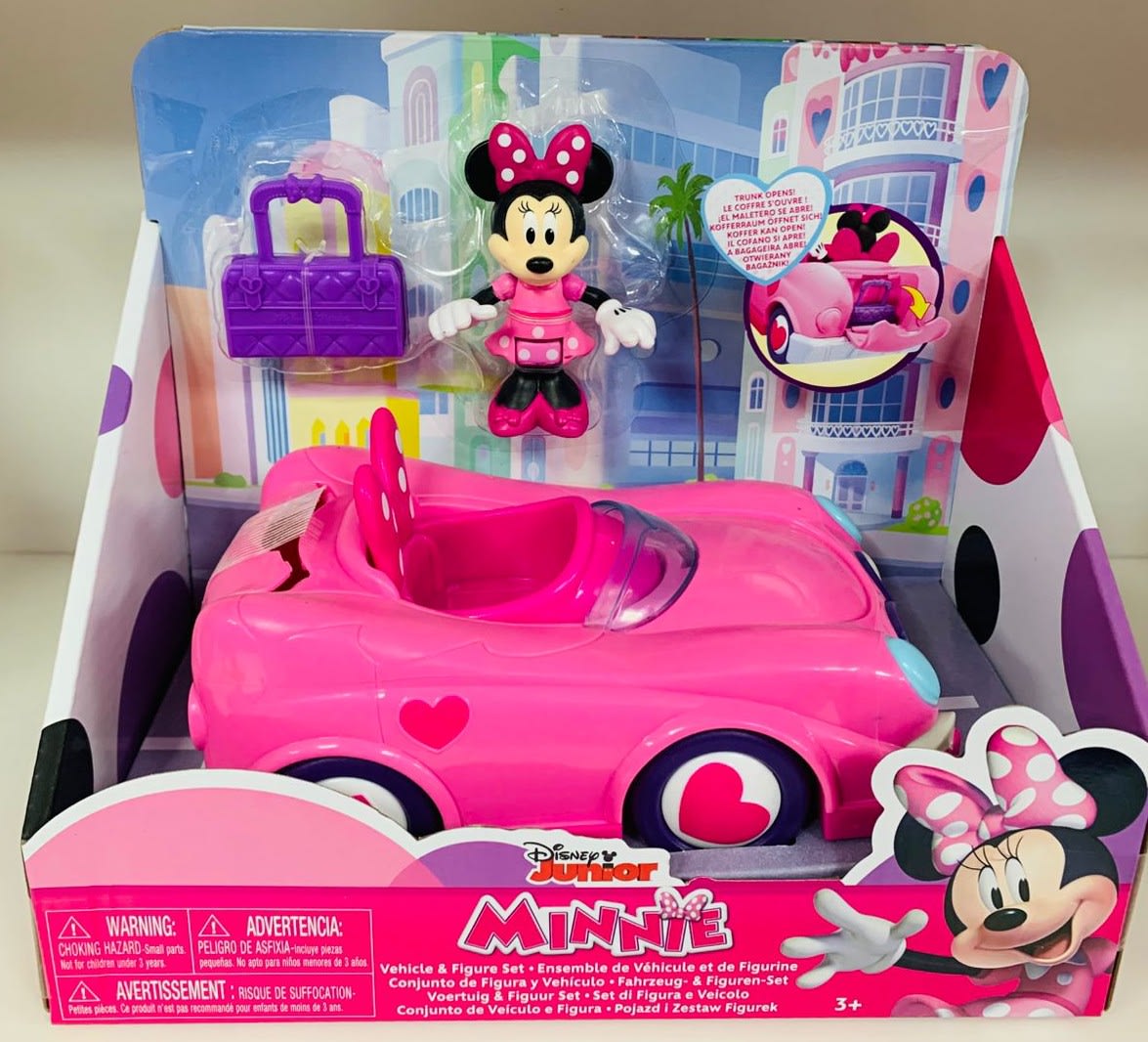 MINNIE MOUSE VEHICULO CON FIGURA 1