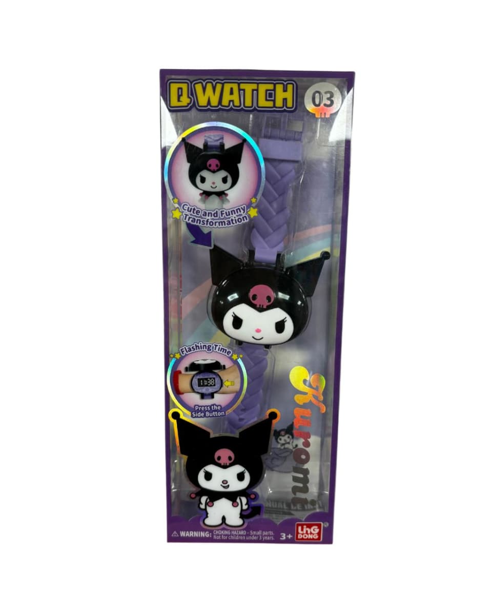 Sanrio RELOJ Characters- Q Watch - Kuromi 0