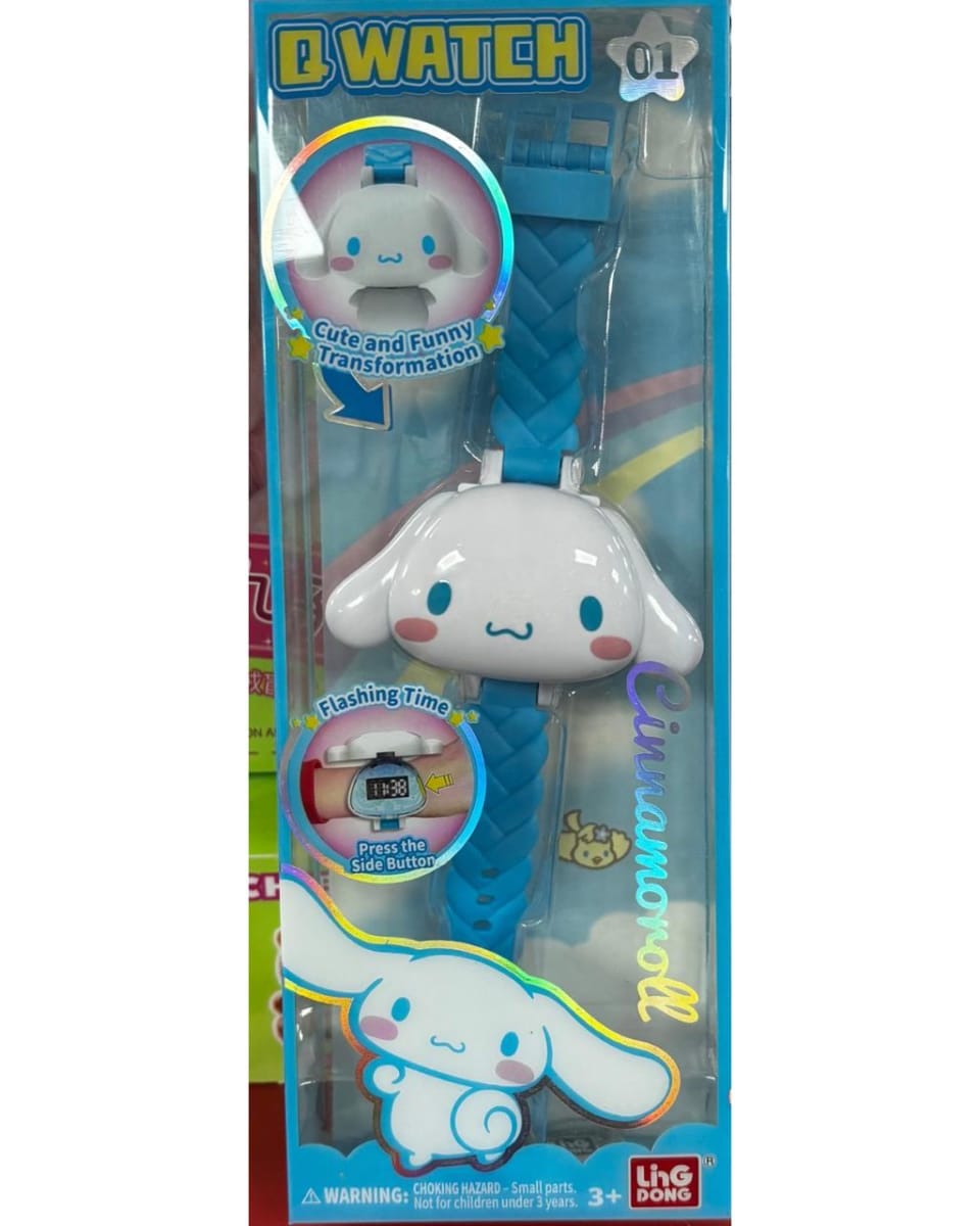 Sanrio RELOJ Characters- Q Watch - Cinnamoroll 0