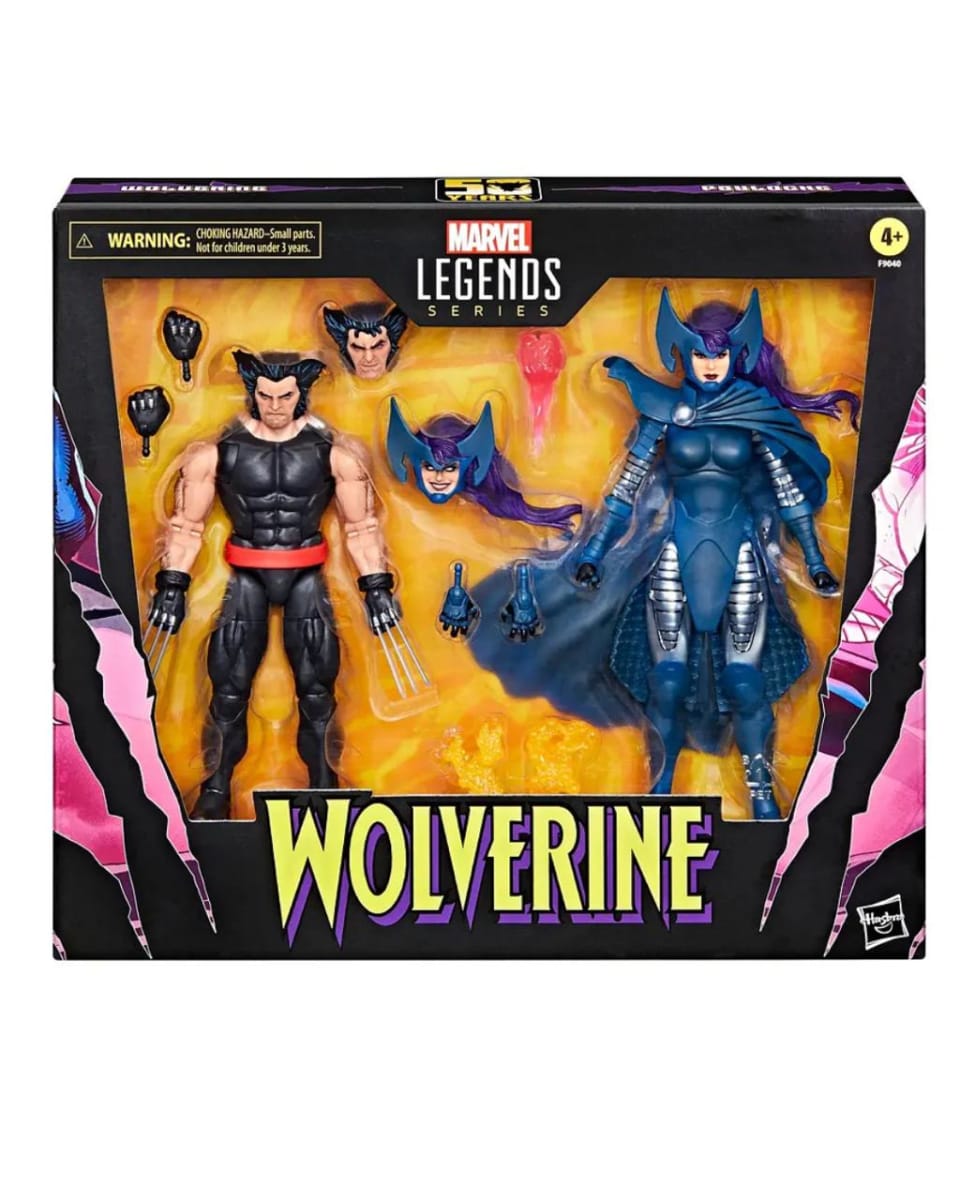 MARVEL LEGENDS Wolverine y Psylocke 2024 1