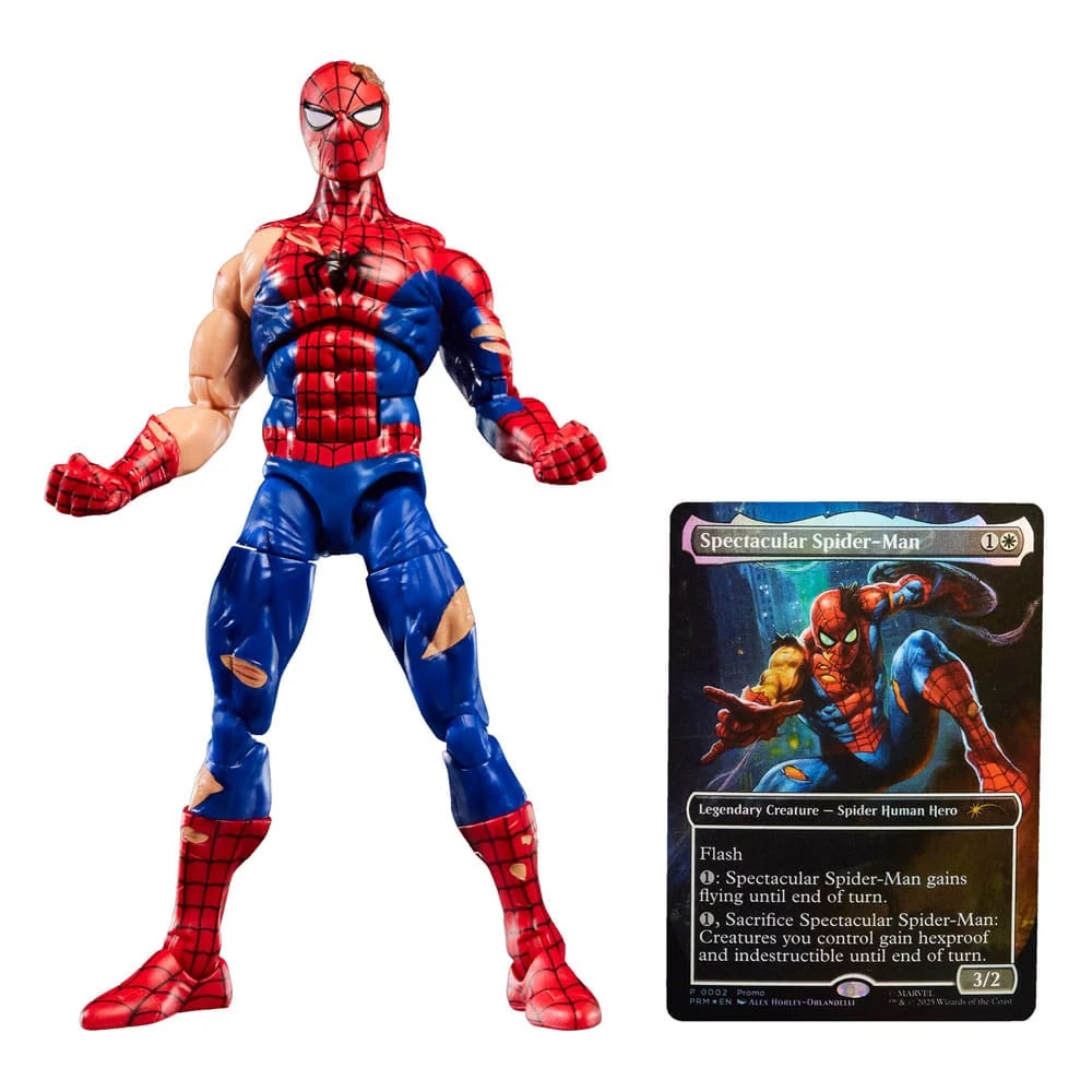 Marvel Legends 6 Figures - Magic: The Gathering - Battle-Damaged Spider-Man -5L001