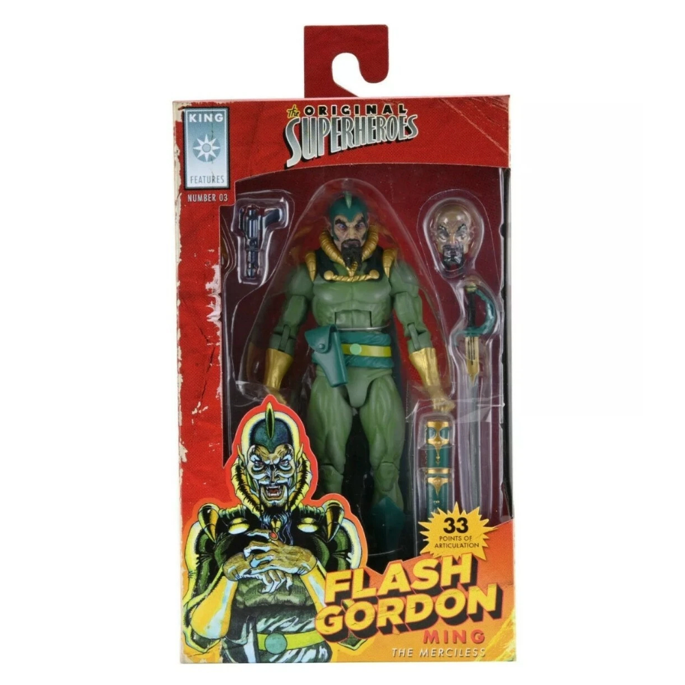 Flash Gordon Series Figura Ming The Merciless - King Features NECA