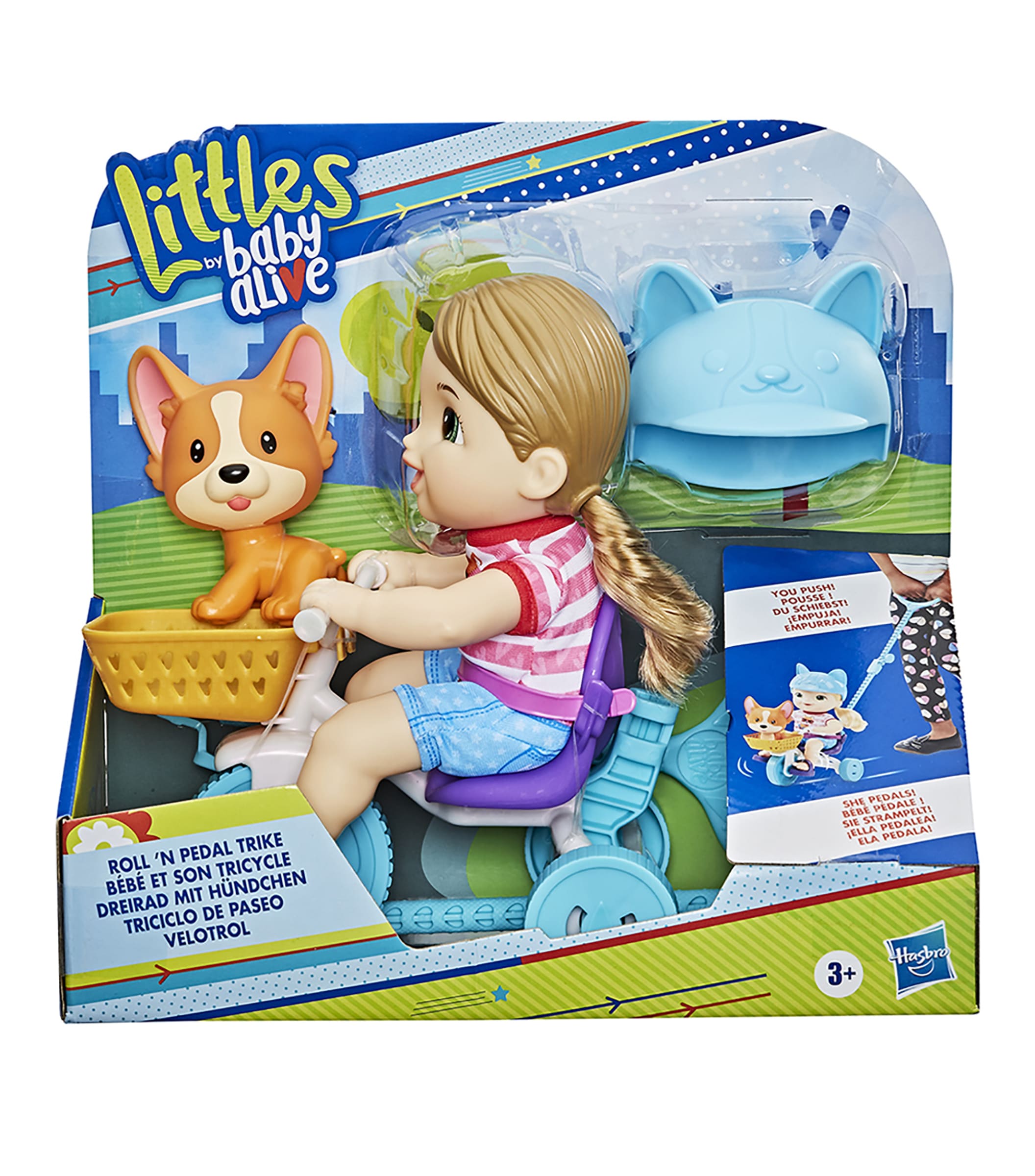 BABY ALIVE LITTLES TRICICLO DE PASEO HASBRO