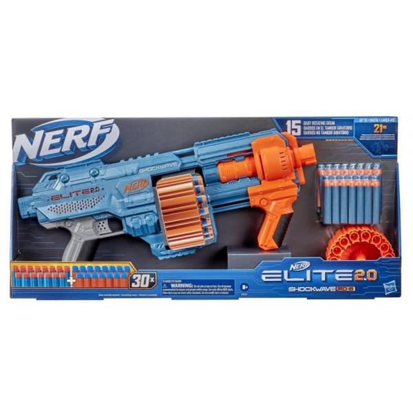 NERF ELITE 2.0 SHOCKWAVE RD-15 | Juguetería Little Toys Chile