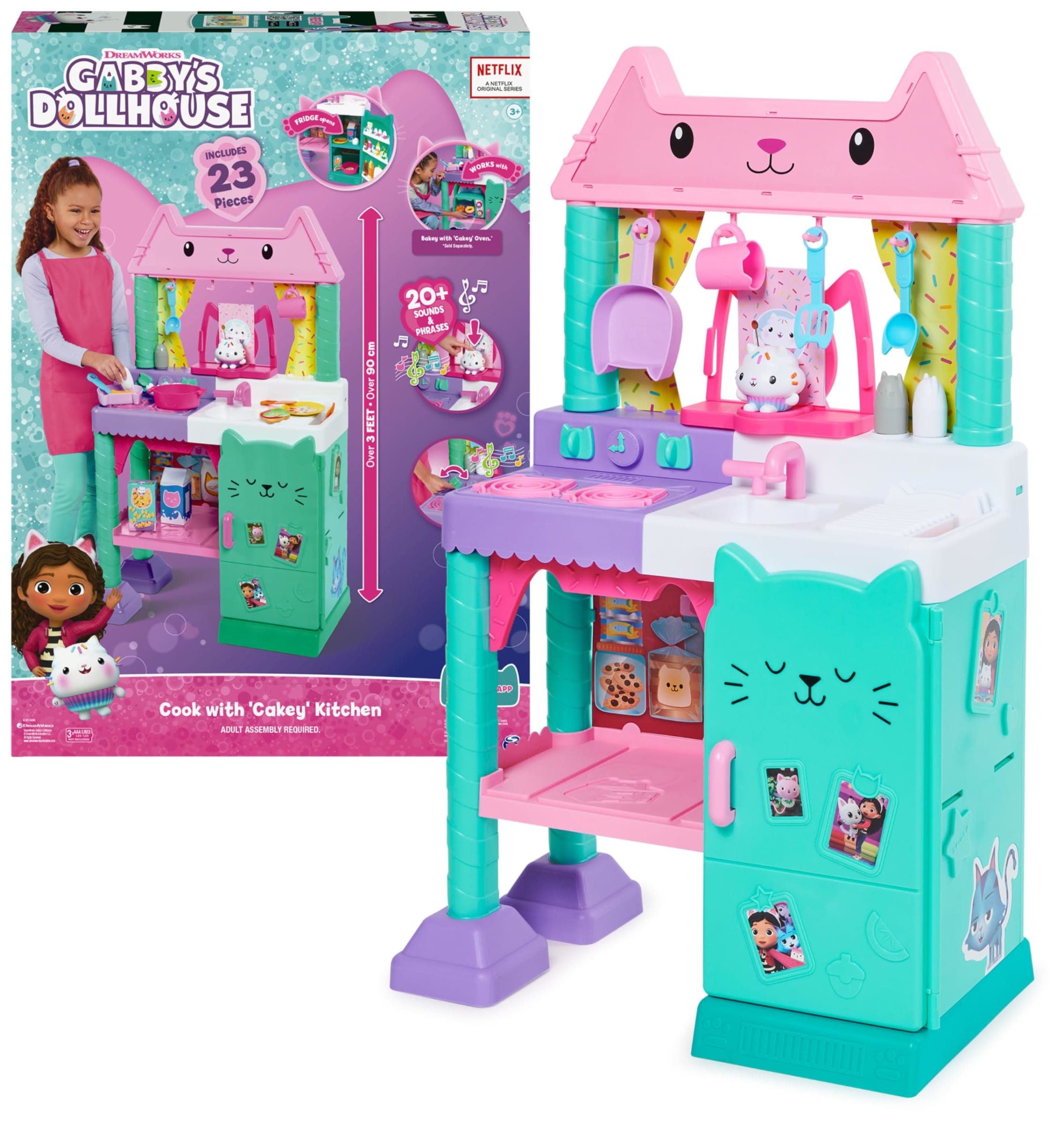GABBY'S DOLLHOUSE CASA DE MUÑECAS PORTATIL DE GABBY | Juguetería
