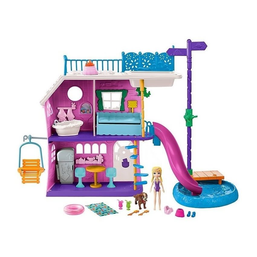 POLLY POCKET CASA DEL LAGO DE POLLY MATTEL