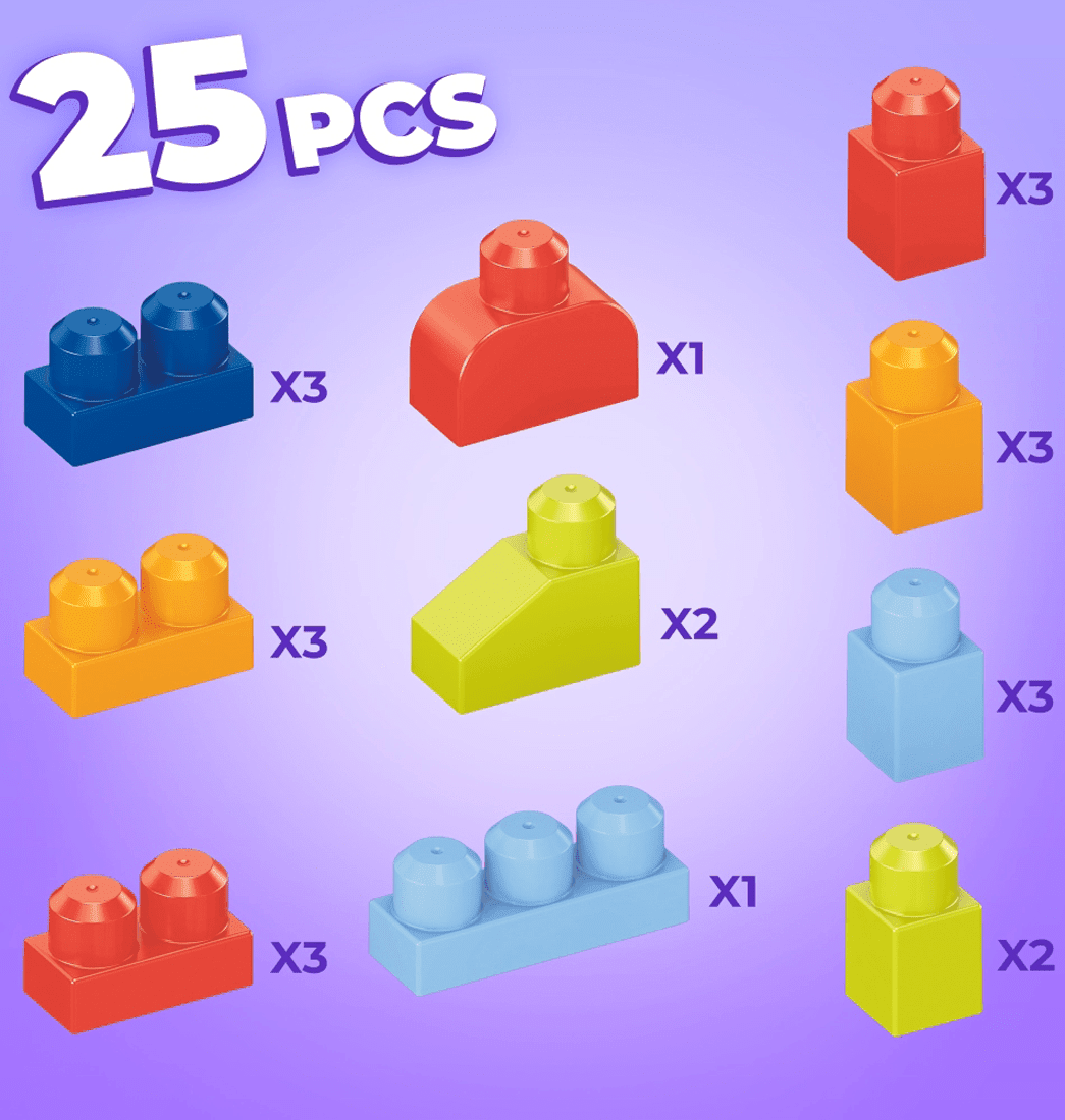 MEGA BLOKS CORGI 25 BLOQUES MATTEL