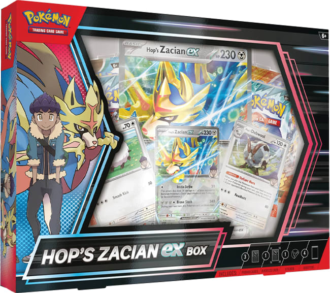 HOPS ZACIAN EX BOX INGLES JEPK2238 | Juguetería Little Toys Chile