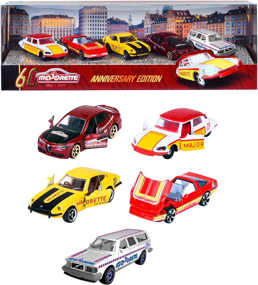AUTO MAJORETTE ANNIVERSARY EDITION 5 PIECES GIFTPACK PLAYFUN