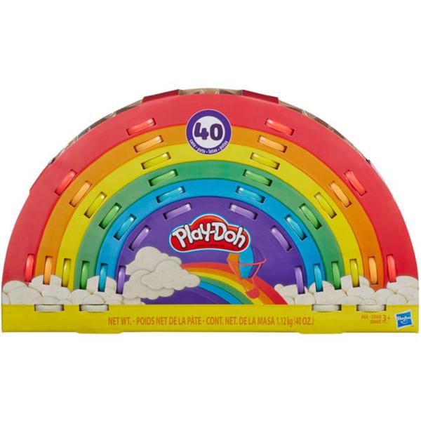 PLAY-DOH ULTIMATE RAINBOW COMPUND 40 PACK HASBRO