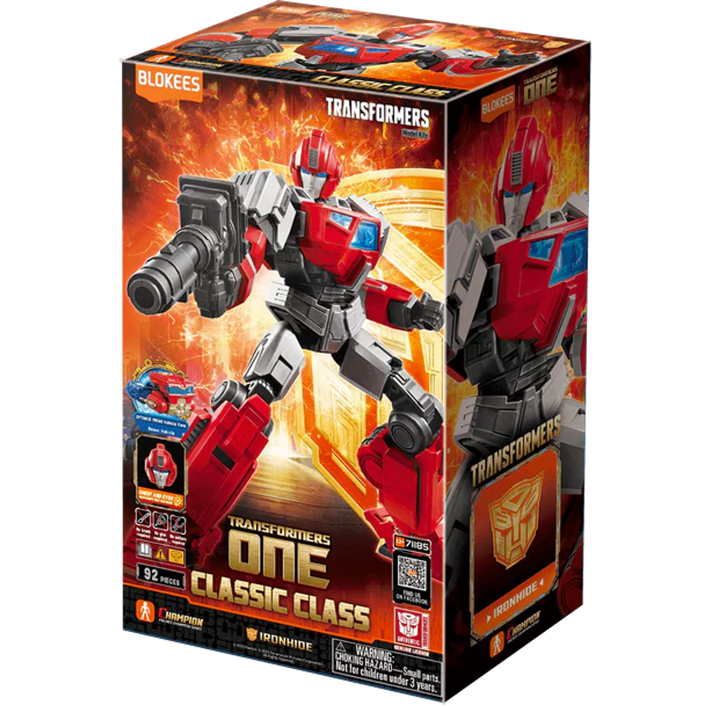 BLOKEES TRANSFORMERS ONE IRONHIDE CLASSIC CLASS BLOKEES