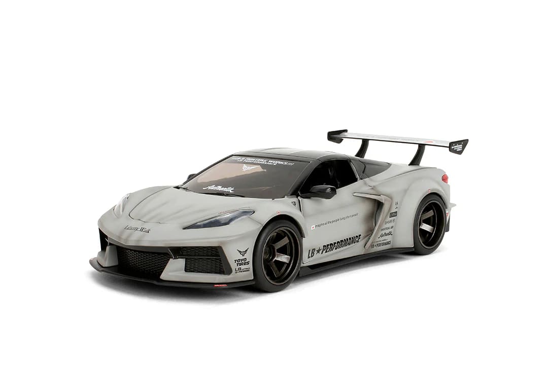 ミニカー Liberty Walk Corvette C8 jadatoys Chevrolet Corvette C8 de Liberty Walk, vehículo a escala 1:24