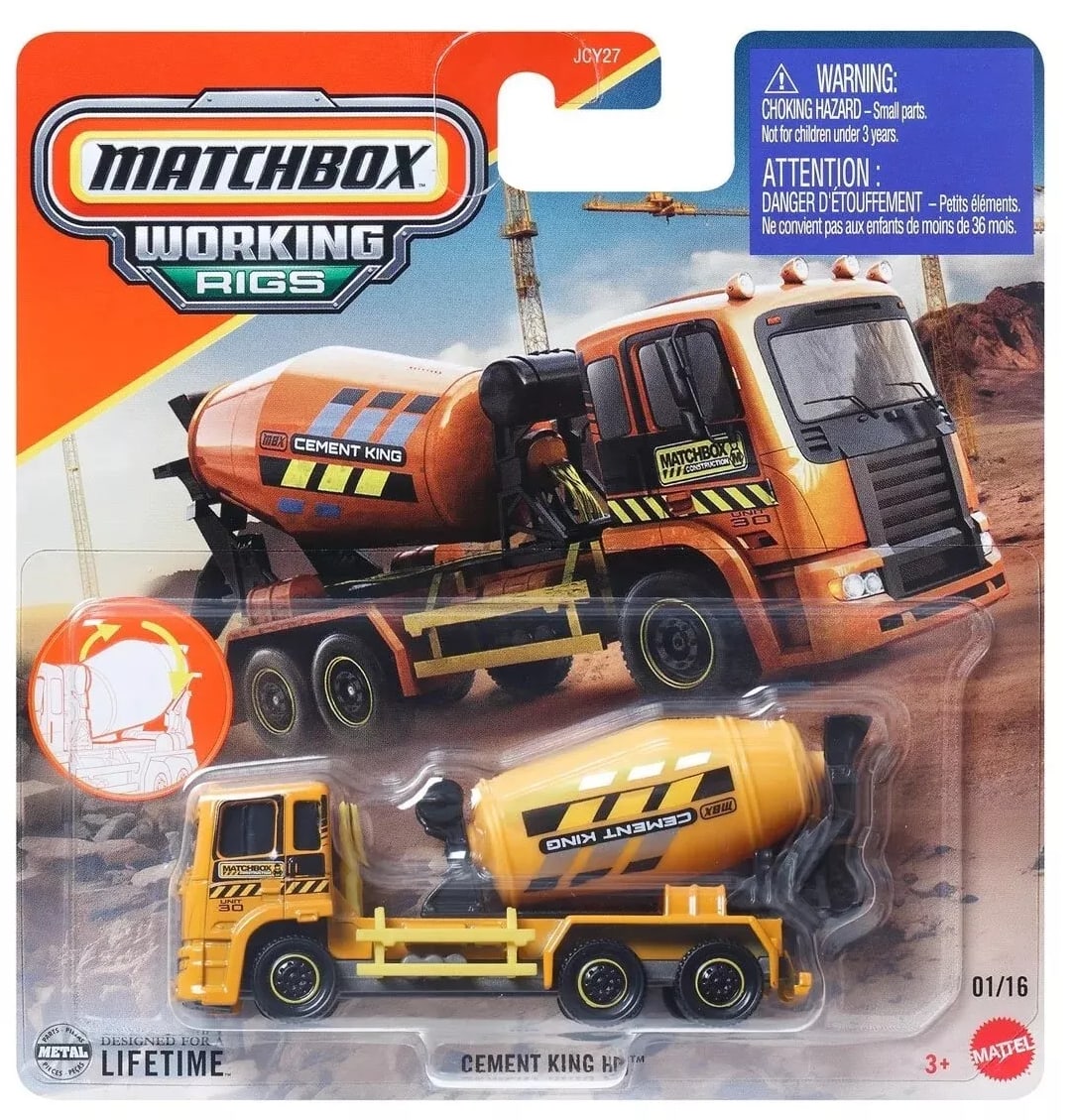 Cement King HD Working Rigs Matchbox