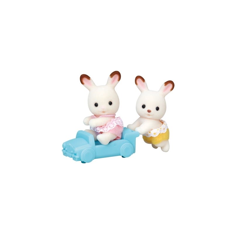 CHOCOLATE RABBIT TWINS (NEW) EPOCH