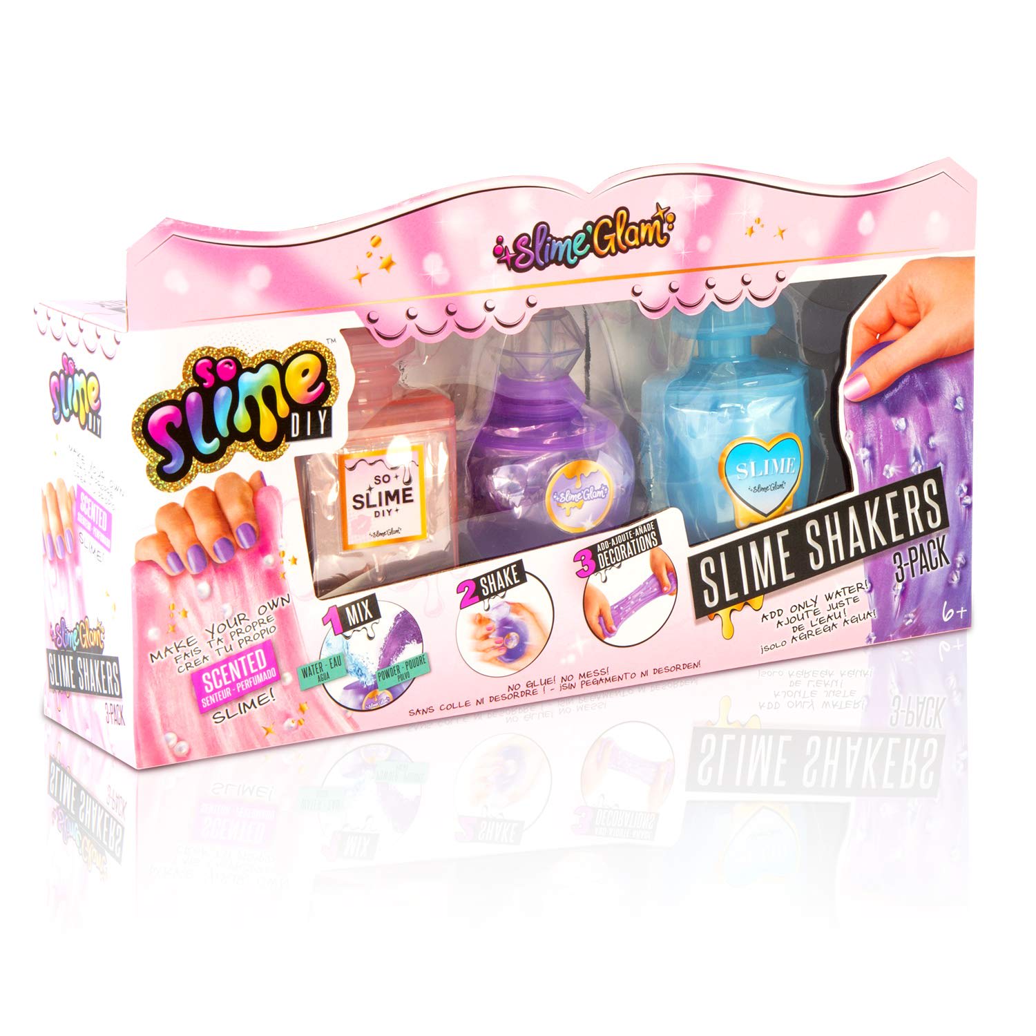 SO SLIME SLIME SHAKERS ENVASES DE PERFUMES 3 PACK Juguetería Little