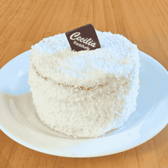 Pastel Redondo de coco