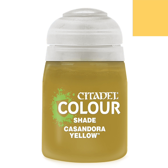 Pot De Peinture Citadel Colour Casandora Yellow – Shade 18ml – Pour Warhammer – Neuf