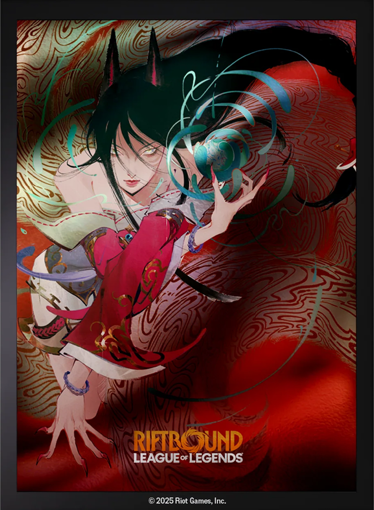 Protectores Riftbound Origins UVS Ahri Art | Top 8 Game Center