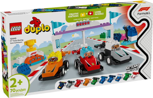 LEGO Duplo: F1 Team Racing Cars & Drivers | Top 8 Game Center