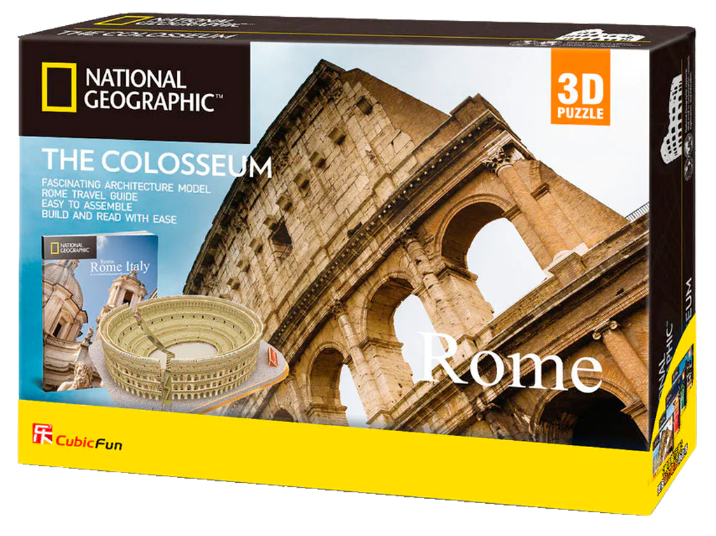 Puzzle 3D National Geographic The Colosseum Top 8 Game Center