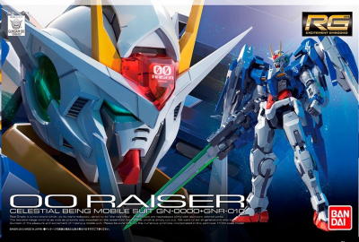 Model Kit Bandai Hobby RG: GN-0000+GNR-010 OO Raiser1