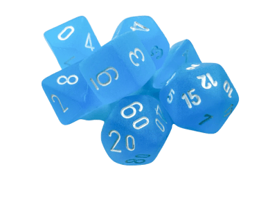 Chessex 7-Die Set Mini Frosted1