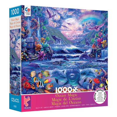 Puzzle CEACO Ocean Magic 1000 Piezas: Moonlight Oasis1