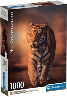 Puzzle Clementoni High Quality Collection 1000 Piezas (Tiger)1