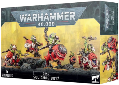 WH 40k Orks: Squighog Boyz