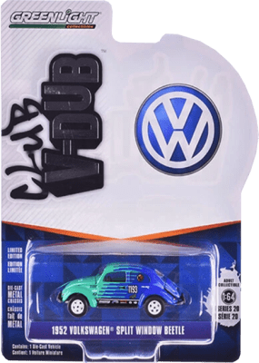 GreenLight Collectibles: 1:64 1952 Volkswagen Split Window Beetle Club V-Dub Series 201